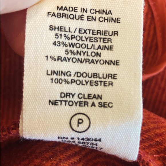 NWT Anthropologie Avec Les Filles Wool Jacket, Size L - Picture 6 of 6